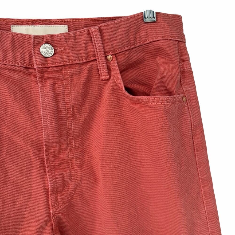 MOTHER Superior The Dodger Hit The Hay Salmon Jeans Sz 26 - Picture 6 of 13